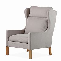кресло wingback серый в Армавире