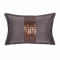 декоративная подушка handwork exclusive прямоугольная темно-серая в Армавире