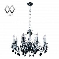 подвесная люстра mw-light барселона 313010208 черная в Армавире