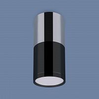 потолочный светодиодный светильник elektrostandard dlr028 6w 4200k хром/черный хром 4690389121982 в Армавире