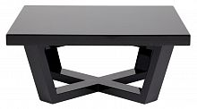 стол журнальный oak black varnish чёрный, лак в Армавире