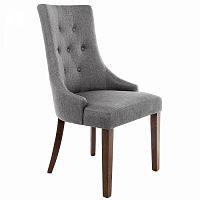 стул деревянный elegance dark walnut / fabric grey в Армавире