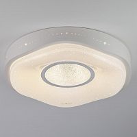 потолочный светодиодный светильник eurosvet shine 40011/1 led белый в Армавире
