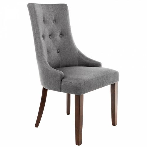 стул деревянный elegance dark walnut / fabric grey в Армавире