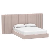 кровать двуспальная с большой спинкой 180x200 розовая avalon extended в Армавире