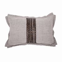 декоративная подушка handwork exclusive прямоугольная светло-серая в Армавире