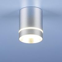 потолочный светодиодный светильник elektrostandard dlr021 9w 4200k хром матовый 4690389102943 в Армавире