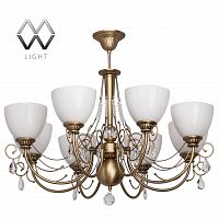 подвесная люстра mw-light фелиция 347016608 белая в Армавире