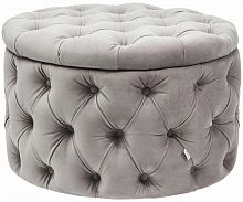 kare design пуф desire, коллекция "желание" 73*46*73, бархат, полиуретан, сосна, серый в Армавире
