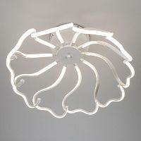 потолочный светодиодный светильник eurosvet begonia 90095/10 белый в Армавире