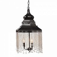 люстра подвесная черная с хрустальными подвесками chandelier в Армавире
