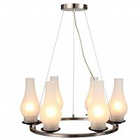 подвесная люстра arte lamp lombardy a6801sp-6br белая в Армавире