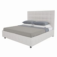кровать подростковая с мягкой спинкой 140х200 бежевая royal black в Армавире