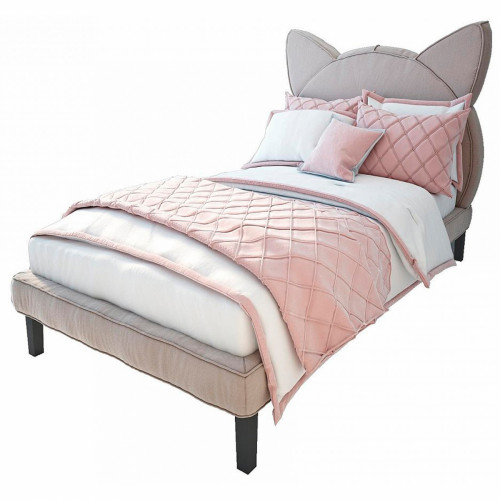 кровать двуспальная 160х200 бежевая kitty в Армавире