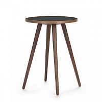 стол кофейный sputnik высота 55 black and brown коричневы в Армавире