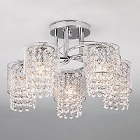 потолочная люстра eurosvet bonnie 30137/5 хром в Армавире
