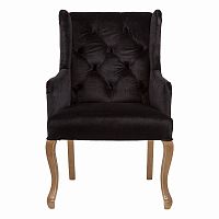 кресло с ушами черное ashby chair в Армавире