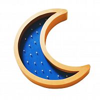 детский светильник месяц синий в Армавире
