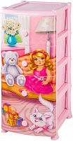 комод 4-х секционный 40х48х95 см violet кукла в Армавире