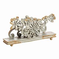 подставка для визиток pewter flower серая в Армавире