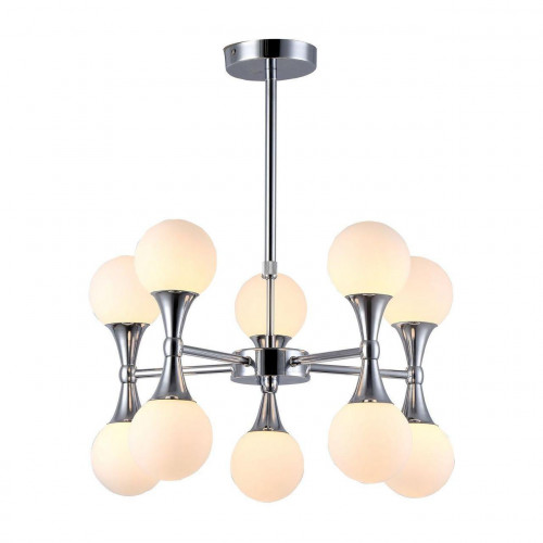 подвесная люстра arte lamp a9162lm-10cc белая в Армавире