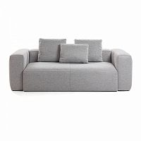 диван blok sofa 2 светло-серый от la forma (ex julia grup) в Армавире
