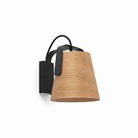 stood бра черное + wood e27 max 20w от faro в Армавире