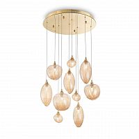 подвесная люстра ideal lux baco sp10 ottone в Армавире