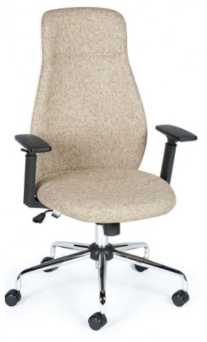 кресло для руководителя norden chairs милан, обивка: текстиль, цвет: ткань светло-бежевая в Армавире