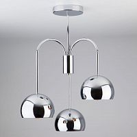 подвесная люстра eurosvet solario 70067/3 хром в Армавире