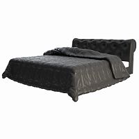 кровать двуспальная 160х200 черная из экокожи adelle в Армавире