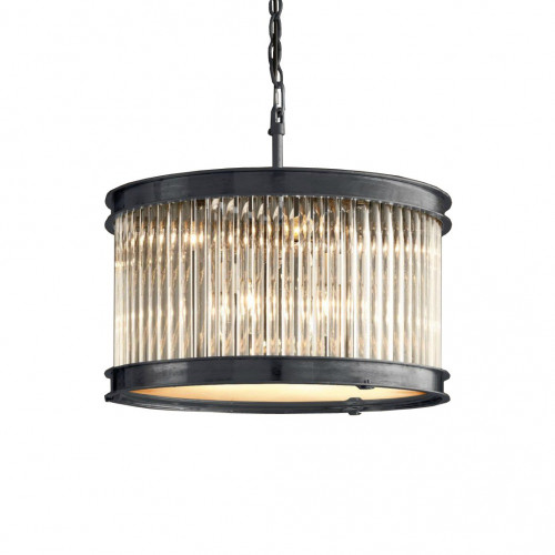 люстра essex crystal 45 черное основание, прозрачное стекло в Армавире