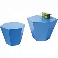 столик кофейный hexagon синий в Армавире