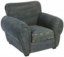 кресло san francisco denim armchair серое в Армавире