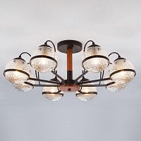 потолочная люстра eurosvet livia 70081/8 черный в Армавире