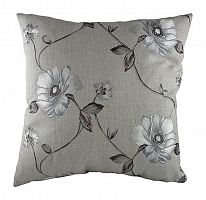 подушка с цветочным орнаментом gray flowers в Армавире