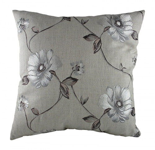 подушка с цветочным орнаментом gray flowers в Армавире