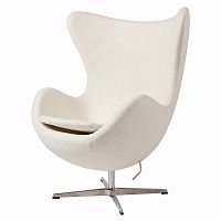 кресло egg chair белое в Армавире