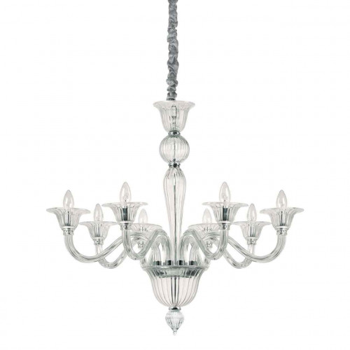 подвесная люстра ideal lux brigitta sp8 trasparente в Армавире