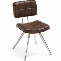 стул lola seat pu brown ножки из нержаеющей стали c589u09 от la forma (ex julia grup) в Армавире