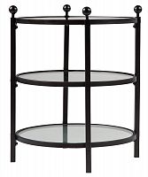 стол журнальный glass plateau черный в Армавире
