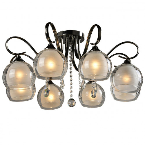 потолочная люстра idlamp merinella 877/8pf-darkchrome в Армавире