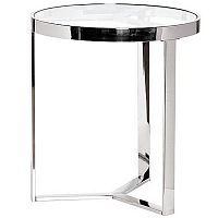 стол журнальный bridge chrome 50*55см хром в Армавире