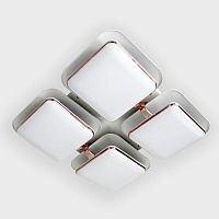 потолочный светодиодный светильник ambrella light orbital granule fg2034 wh 128w+48w d670*670 в Армавире