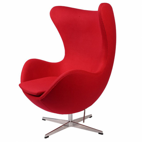 кресло arne jacobsen темно-красное в Армавире