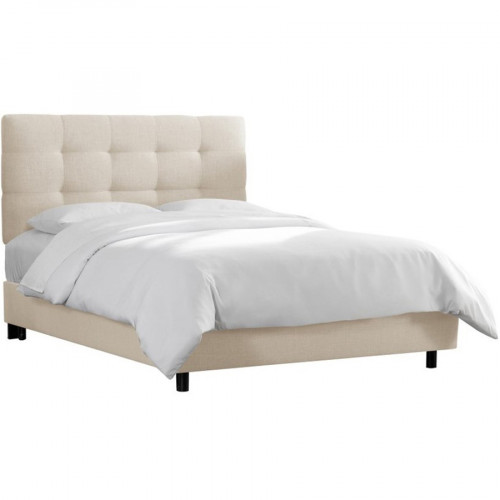 кровать двуспальная 180х200 белая alice tufted talc в Армавире