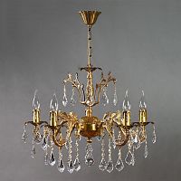 подвесная люстра ambiente granada 2118/5 ab leaf crystal в Армавире
