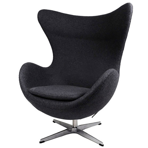 кресло egg chair черное в Армавире