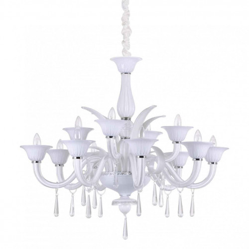 подвесная люстра ideal lux renoir sp12 bianco в Армавире