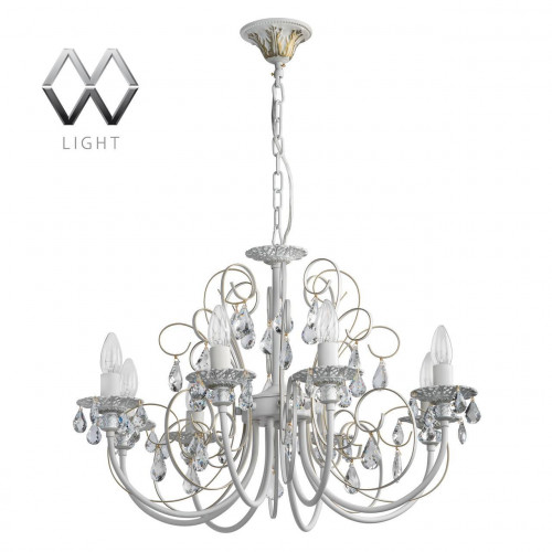 подвесная люстра mw-light свеча 301015308 белая в Армавире